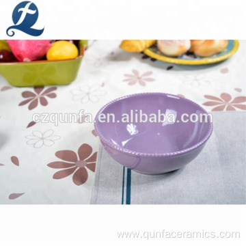 Wholesale Colorful Salad Food Safe Ceramic Fruit Bowl